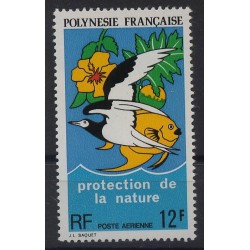 Polinezja Fr. - Nr 184 1974r - Ptak - Ryba