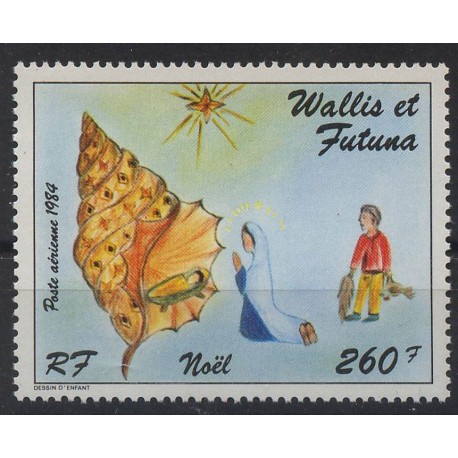Wallis & Futuna - Nr 477 1984r - Muszla - Boże Narodzenie