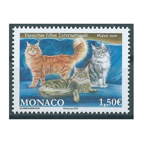 Monako - 1 zn 2021r - Koty