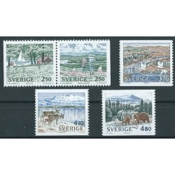 Szwecja - Nr 1582r - 86 1990r - Ptaki - Ssaki - Słania