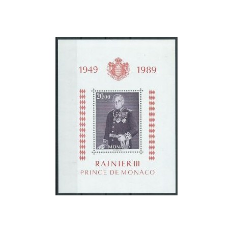 Monako - Bl 43 1989r - Słania