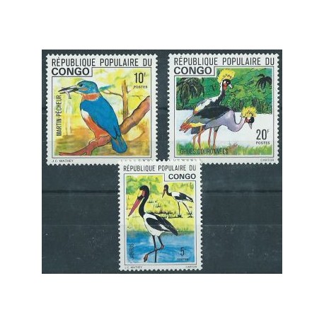 Kongo - Nr 544 - 46 1976r - Ptaki