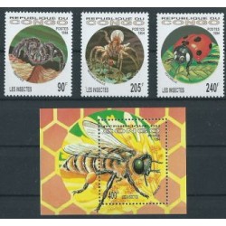Kongo - Nr 1417 - 19 Bl 125 1994r - Pszczoła -  Insekty