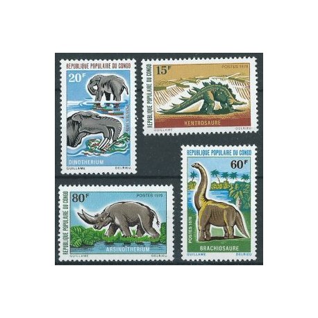 Kongo - Nr 257 - 60 1970r - Dinozaury