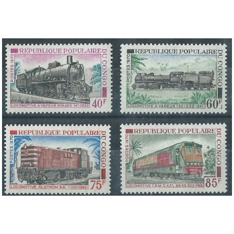 Kongo - Nr 261 - 64 1970r - Koleje