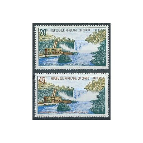 Kongo - Nr 700 - 01 1979r - Wodospad
