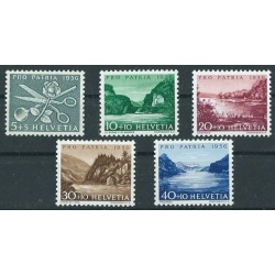 Szwajcaria - Nr 627 - 31 1956r - Krajobrazy