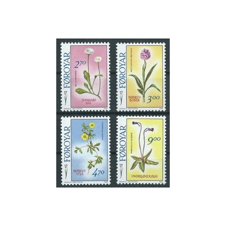 Wyspy Owcze  - Nr 162 - 65 1988r - Kwiaty