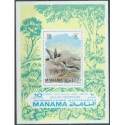 Manama - Bl 1972r - Ptaki