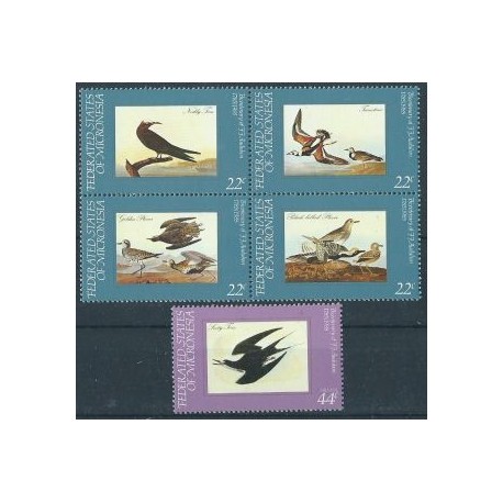 Mikronezja - Nr 040 - 44 1985r - Ptaki