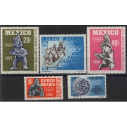 Meksyk - Nr 1192 - 96 1965r - Sport - Olimpiada