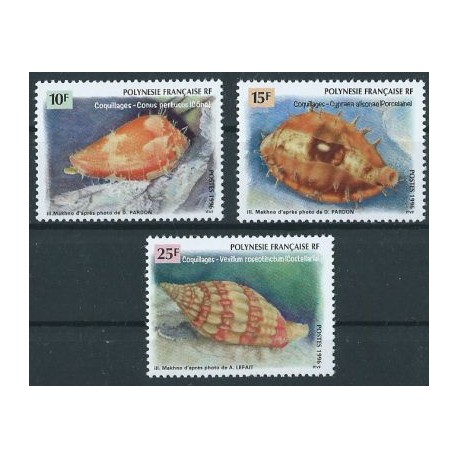 Polinezja Fr. - Nr 705 - 07 1996r - Muszle
