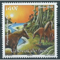 Polinezja Fr. - Nr 1253 2014r - Konie