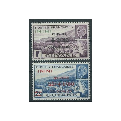 Inini - Nr 061 - 62 1944r - Krajobrazy - Kol. francuskie