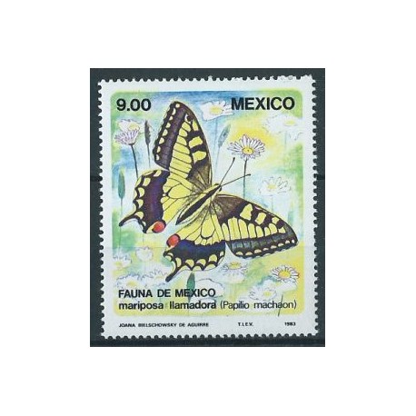 Meksyk - Nr 1873 1983r - Motyle