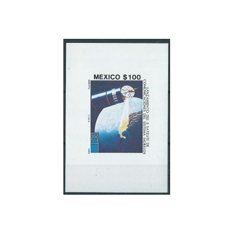 Meksyk - Bl 32 1985r - Kosmos