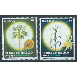 Meksyk - Nr 1835 - 36 1982r - Kwiaty - Owoce