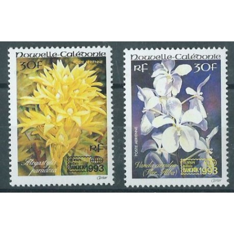 Nowa Kaledonia - Nr 965 - 66 1993r - Kwiaty
