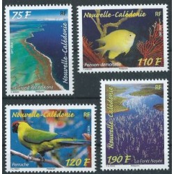 Nowa Kaledonia - Nr 1648 - 51 2014r - Ryby - Ptaki