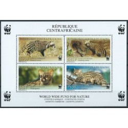 Cent. Afryka - Bl 697 A 2007r - WWF - Ssaki