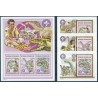 Centr. Afryka - Nr 2877 - 79 + 3Bl 2002r - Dinozaury