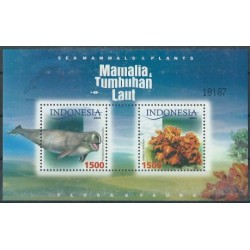Indonezja - Bl 217 2005r - Ssaki morskie