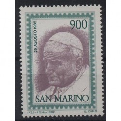 San Marino - Nr 1264 Chr 31 1982r - Papież