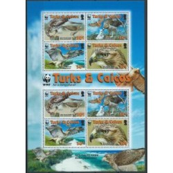 Turks & Caicos - Nr 1853 - 56 Klb 2007r - WWF -  Ptaki