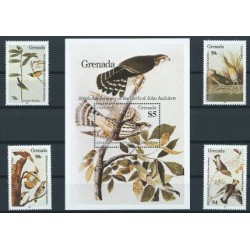 Grenada - Nr 1343 - 46 Bl 136 1985r - Ptaki