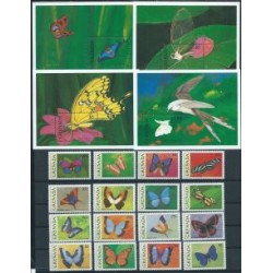 Grenada - Nr 2215 - 30 Bl 269 - 72 1991r - Motyle