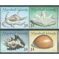 Wyspy Marshalla - Nr 948 - 51 Pasek 1998r - Muszle
