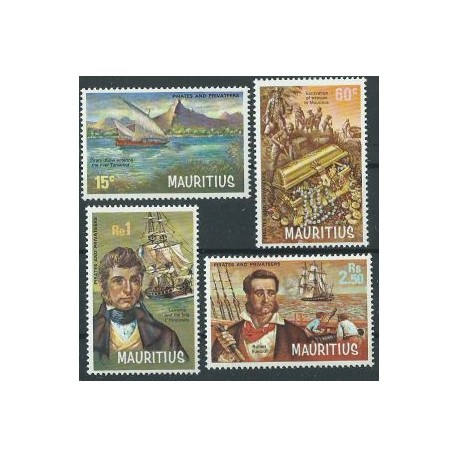Mauritius - Nr 387 - 90 1972r - Marynistyka