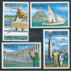 Mauritius - Nr 566 - 69 1983r - Ryby
