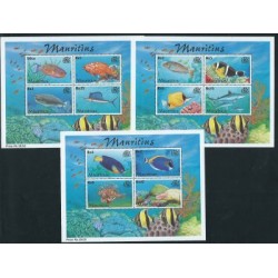 Mauritius - Bl 23 - 25 2000r - Ryby