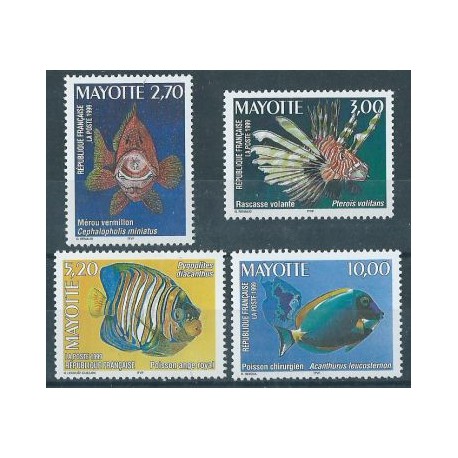 Mayotte - Nr 064 - 67 1999r - Ryby