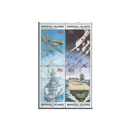Wyspy Marshalla - Nr 386 - 89 I 1991r - Marynistyka - Militaria - Samoloty