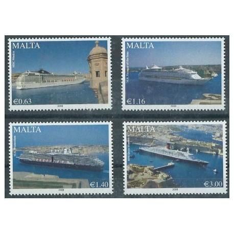Malta - Nr 1577 - 80 2008r - Marynistyka