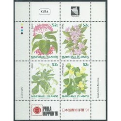 Wyspy Marshalla - Nr 357 - 60 Klb 1991r - Kwiaty