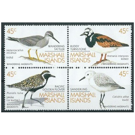 Wyspy Marshalla - Nr 222 - 25 1989r - Ptaki