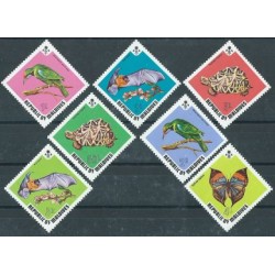 Malediwy - Nr 463 - 69 1973r - Ptaki - Motyle -  Gady