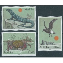 Malta - Nr 1646 - 49 2010r - Ptak - Fauna morska