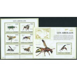 Komory - Nr 2100 - 05 Bl 472 2009r - Insekty