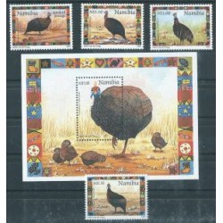 Namibia - Nr 871 - 74 Bl 30 1997r - Ptaki