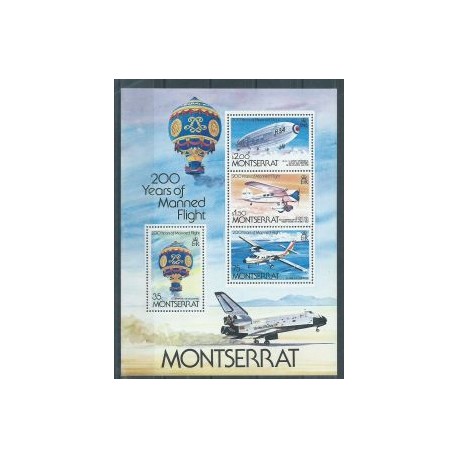 Montserrat - Bl 26 1983r - Kosmos -  Zeppelin