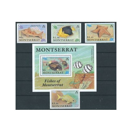 Montesrrat - Nr 795 - 98 Bl 601991r - Ryby