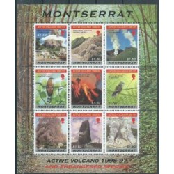 Montserrat - Nr 1008 - 16 Klb 1997r - Krajobraz -  Ptaki