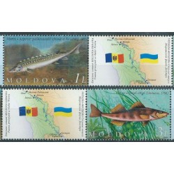 Mołdawia - Nr 595 - 96  Pasek  2007r - Ryby