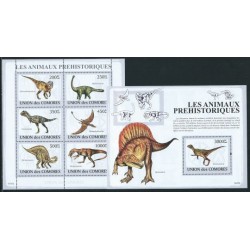 Komory - Nr 2170 - 75 Bl 482 2009r - Dinozaury