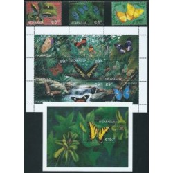 Nikaragua - Nr 3942 - 53 Bl 279 1999r - Motyle