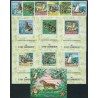 Komory - Nr 332 - 37 Bl 76 - 82 1977r - Ptaki -  Ssaki - Gady